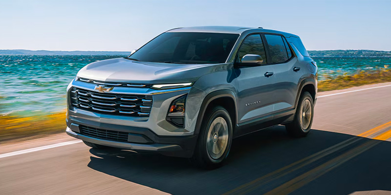 2026 Chevy Equinox cruising river side