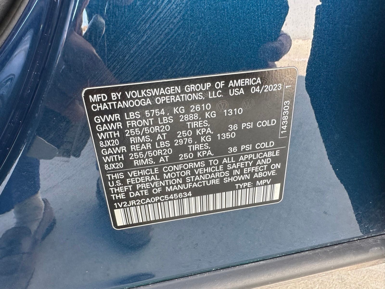 2023 Volkswagen Atlas 3.6L V6 SE w/Technology