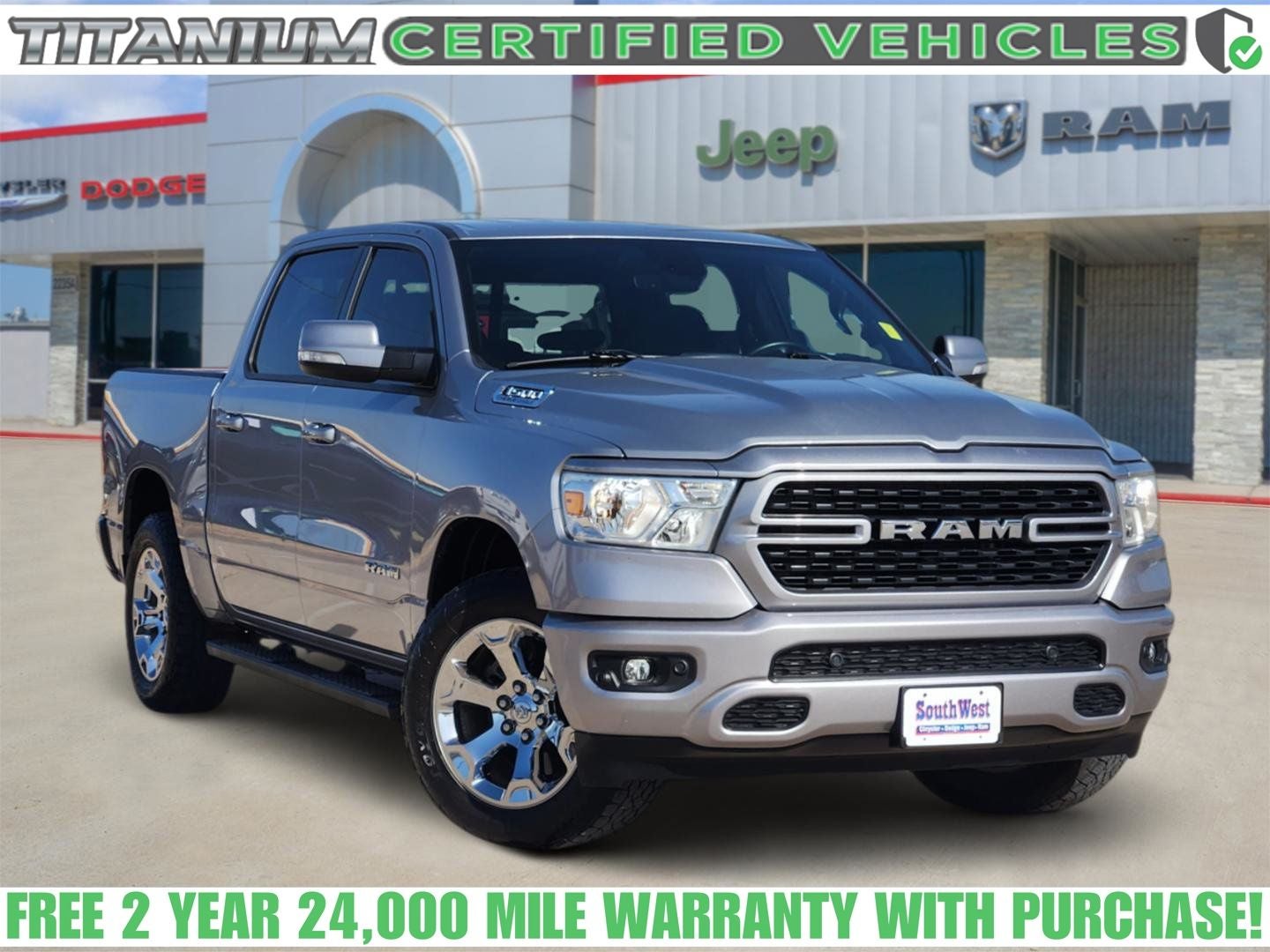 2022 RAM Ram 1500 Lone Star Crew Cab 4x4 5'7' Box