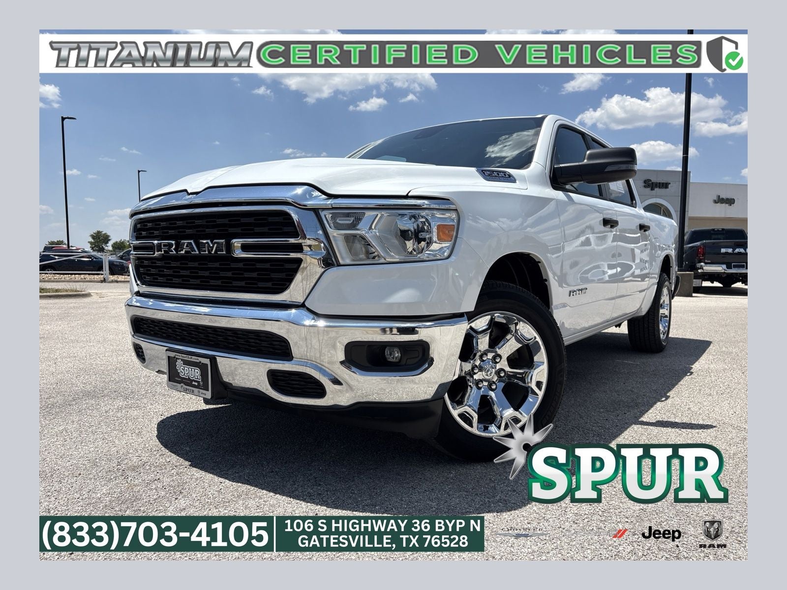 2023 RAM Ram 1500 Lone Star Crew Cab 4x4 5'7' Box