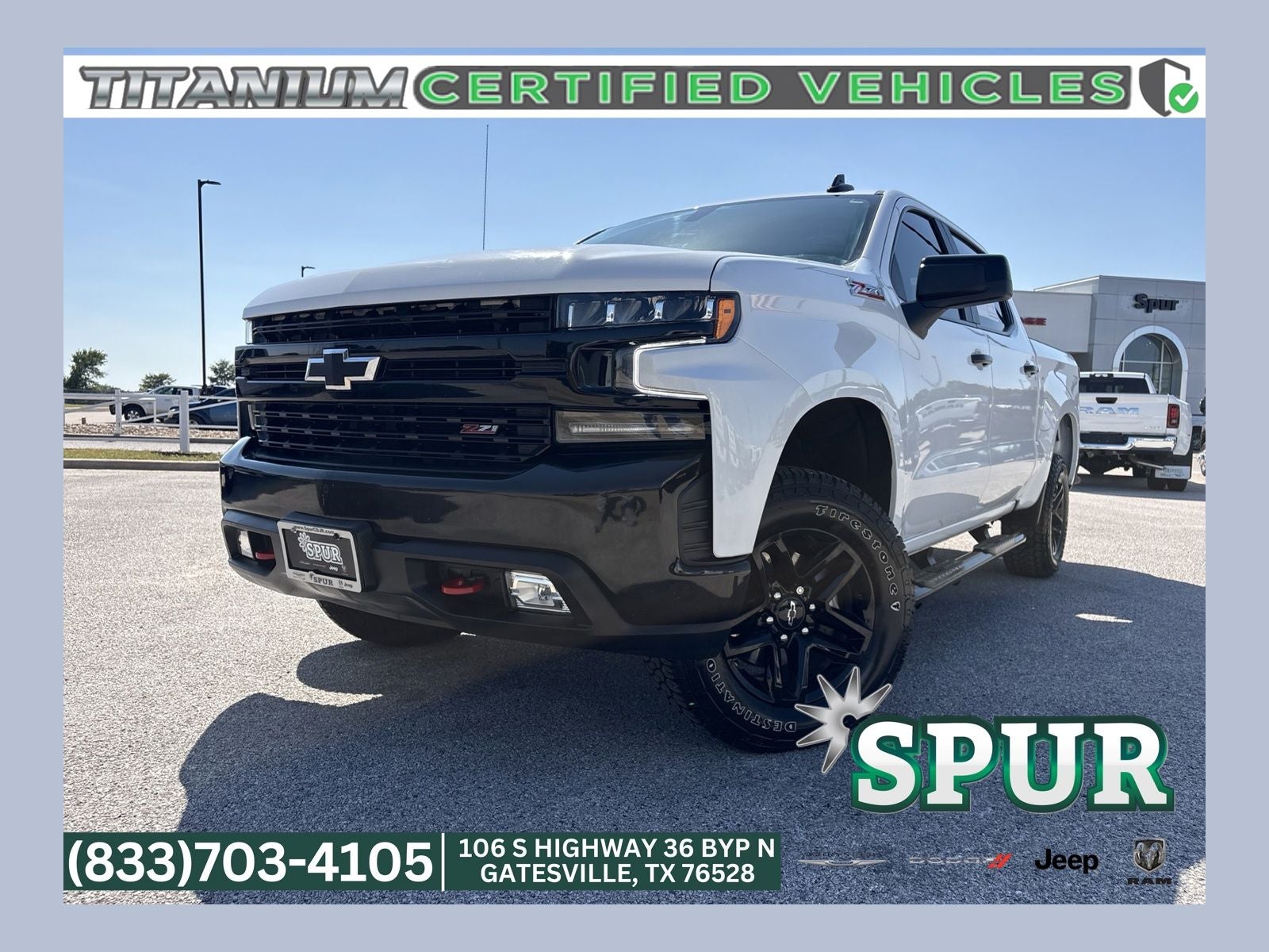 2021 Chevrolet Silverado 1500 4WD Crew Cab Short Bed LT Trail Boss