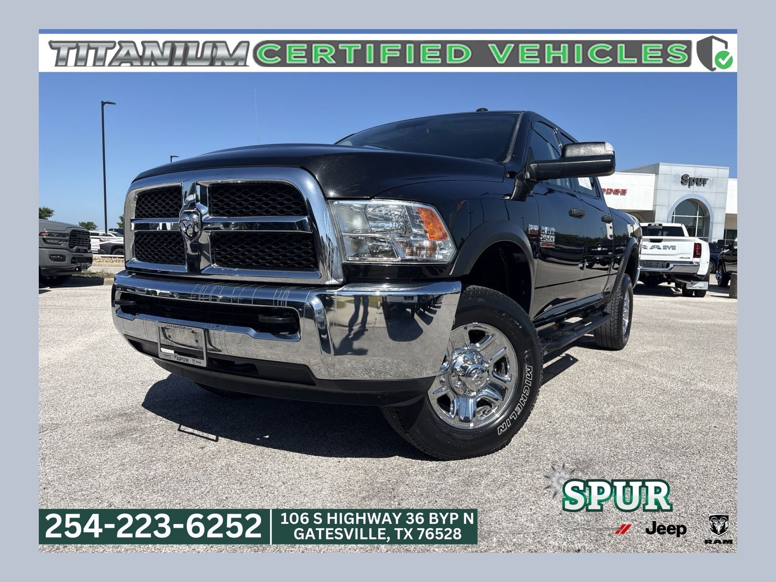 2018 RAM Ram 2500 Tradesman Crew Cab 4x4 6'4' Box