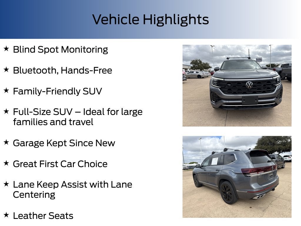 2024 Volkswagen Atlas 2.0T SEL Premium R-Line