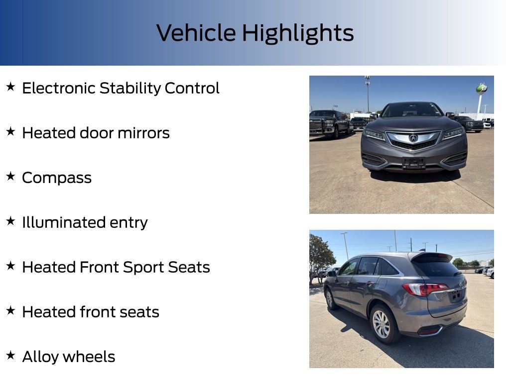 2017 Acura RDX Technology & AcuraWatch Plus Packages