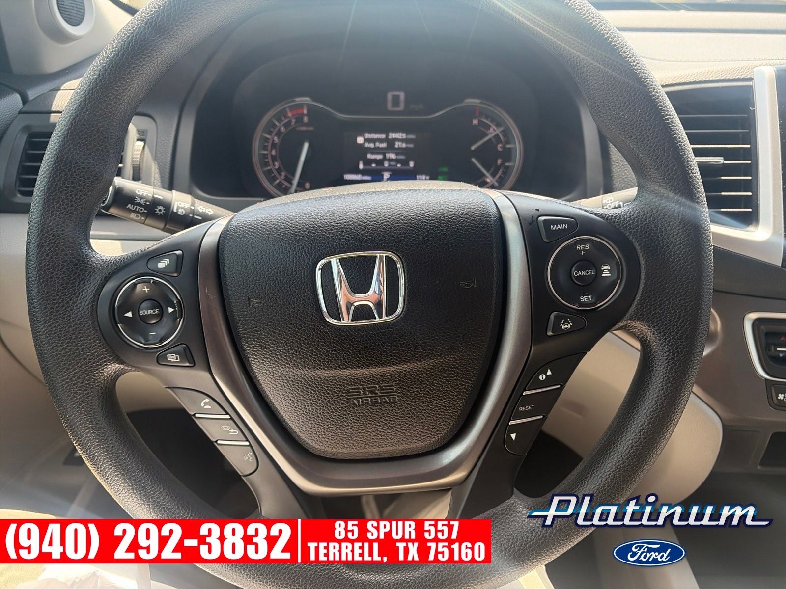2016 Honda Pilot EX w/Honda Sensing