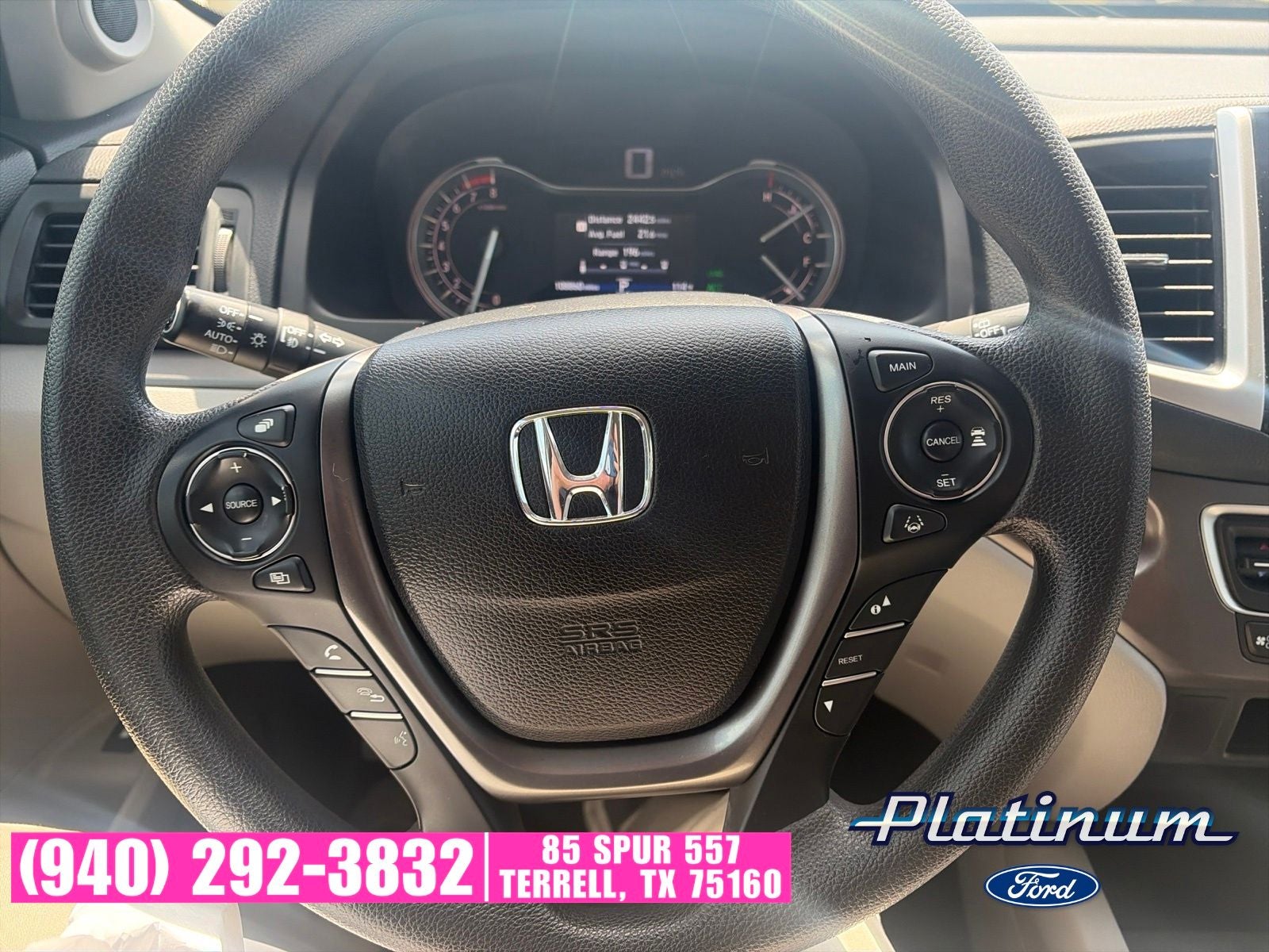 2016 Honda Pilot EX w/Honda Sensing