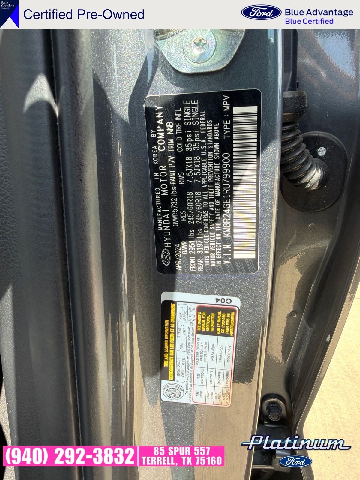2024 Hyundai Palisade SEL 7 Passenger