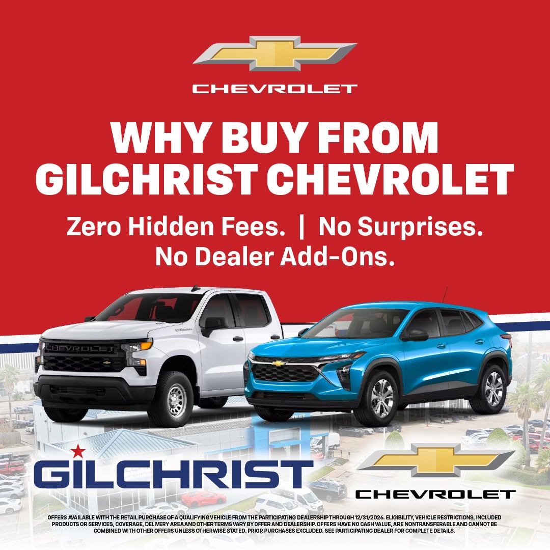 Why Buy From Gilchrist Chevrolet?
